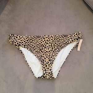 Victoria's Secret Cheetah Print Classic Hidpter Bikini Bottom Size XL